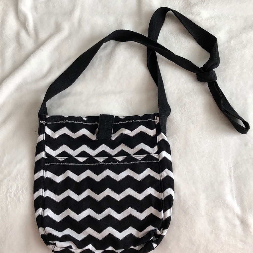 31 Black and White Crossbody Purse